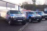 Hummer fleet - designed and wrapped by Totally Dynamic Central Scotland