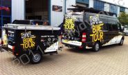 Mercedes van and trailer part wrapped by Totally Dynamic Southampton