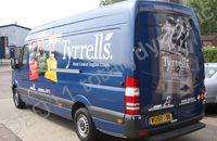 Mercedes Sprinter van wrapped in fully printed wrap by Totally Dynamic Norfolk