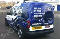 Vauxhall Combo wrapped for SPG by Totally Dynamic Central Scotland