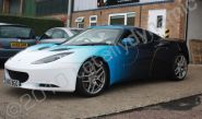 Lotus Evora wrapped in printed wrap by Totally Dynamic Norfolk