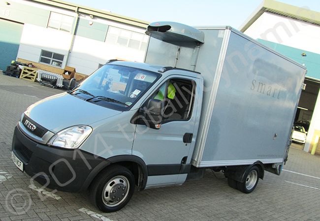 Iveco Luton Box Van fully vehicle wrapped in a printed design fore the Smart Group by Totally Dynamic South London