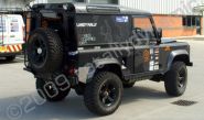 Land Rover wrapped for the Landy Rally by Totally Dynamic Leeds/Bradford