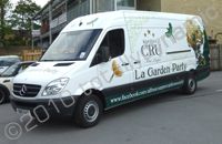 Mercedes Sprinter high roof long wheel base wrapped by Totally Dynamic Leeds/Bradford