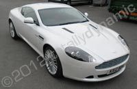 Aston Martin DB9 fully wrapped in Facebook competition winning printed design by Totally Dynamic North London