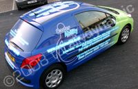Peugeot Designed and wrapped for Carter Chemist