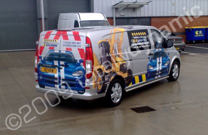 Van part wrapped by Totally Dynamic Leeds/Bradford
