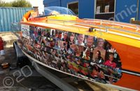 Race for Liverpool boat wrap by Totally Dynamic Southampton