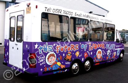 Mini Bus wrapped by Totally Dynamic North London
