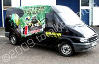 Ford Transit wrapped by Totally dynamic Central Scotland