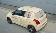 Suzuki Swift - designed and wrapped by Totally Dynamic North London