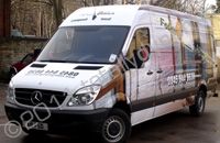 Mercedes Sprinter van wrapped by Totally Dynamic Leeds/Bradford