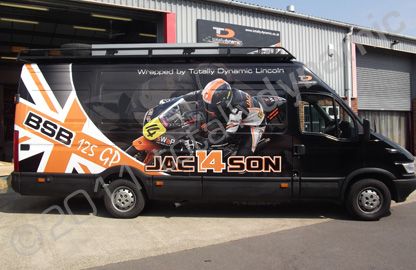 Iveco Daily with full digital printed wrap by Totally Dynamic Lincoln
