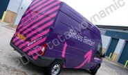 Ford Transit wrapped for E Courier by Totally Dynamic South London