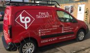 Citroen Berlingo with vinyl graphics for TP Fire