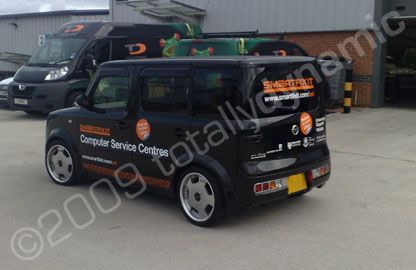 Cube wrapped by Totally Dynamic Leeds/Bradford