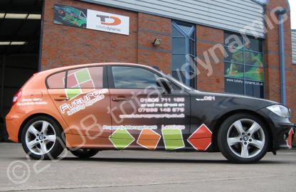BMW Fleet Designed and wrapped by Totally Dynamic Birmingham