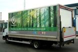 Lorry - designed and wrapped by Totally Dynamic North London