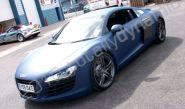 Audi R8 wrapepd matt blue by Totally Dynamic North London