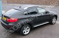 BMW X6 wrapped matt black by Totally Dynamic North London