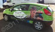 Fiesta wrapped in printed design by Totally Dynamic Central Scotland