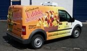Ford Transit Connect - designed and wrapped by Totally Dynamic Central Scotland