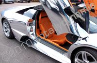 Lamborghini Mucielago wrapped chrome by Totally Dynamic North London