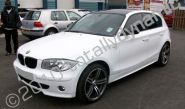BMW 1 series wrapped gloss white by Totally Dynamic North London