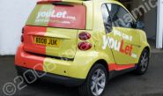 Smart Car Wrapped by Totally Dynamic Central Scotland