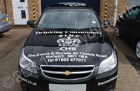 Chevrolet Epica with cut graphics by Totally Dynamic Norfolk