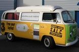VW Campervan - designed and wrapped by Totally Dynamic North London
