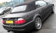 BMW M3 convertible wrapped matt black by Totally Dynamic North London
