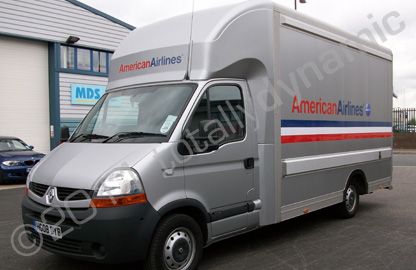 Renault Master Luton van wrapped by Totally Dynamic North London