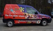Peugeot Partner - designed and wrapped by Totally Dynamic Norwich