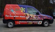 Peugeot Partner - designed and wrapped by Totally Dynamic Norwich