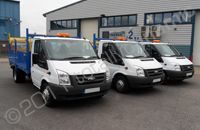 Ford Transit Pick-up Fleet for Hireman wrapped by Totally Dynamic North London