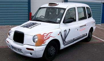 Taxi - wrapped by Totally Dynamic North London