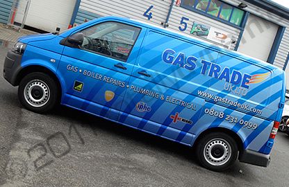 VW Transporter wrapped in printed metallic wrap by Totally Dynamic North London