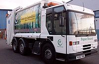 Dustbin Lorrys wrapped by Totally Dynamic North London