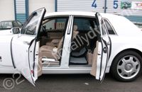 Rolls Royce Phantom wrapped white by Totally Dynamic North London (one of two)