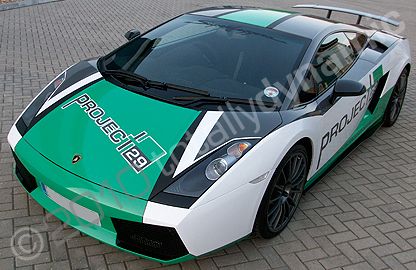 Lamborghini Gallardo wrapped for Project 29 by Totally Dynamic South London