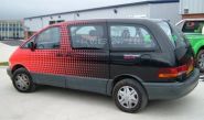 Toyota Previa - wrapped by Totally Dynamic Leeds/Bradford