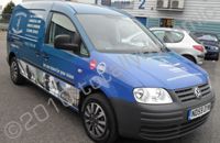 VW Caddy wrapped by Totally Dynamic North London
