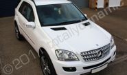 Mercedes ML wrapped pearl white including door shuts by Totally Dynamic Norfolk