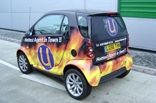 Smart car - designed and wrapped by Totally Dynamic North London
