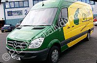 Mercedes Sprinter wrapped by Totally Dynamic North London