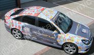 Vauxhall Vectra - designed and wrapped by Totally Dynamic North London