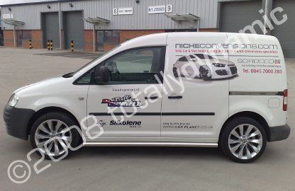 VW van wrapped by Totally Dynamic Leeds/Bradford
