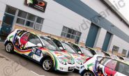 Fleet of Hyundai i20s wrapped for the World Cup 2010 by TD North London, South London, South Lancs, Central Scotland, Southampton & Norwich