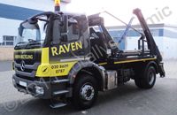 Mercedes truck cab wrapped in a full colour printed wrap by Totally Dynamic South London